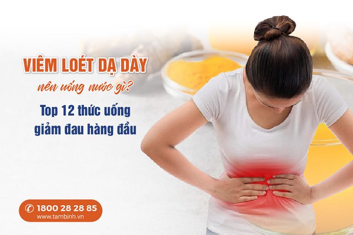 Trà nghệ, trà hoa cúc hỗ trợ giảm triệu chứng dạ dày