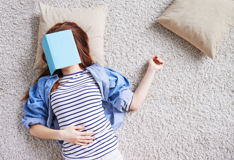 Ảnh mô tả hồi tưởng trí nhớ kém khi mất ngủ vì stress