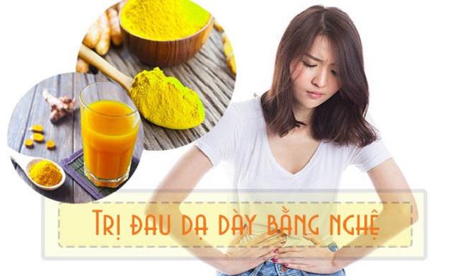 Nghệ tươi và tinh bột nghệ trong trị đau dạ dày