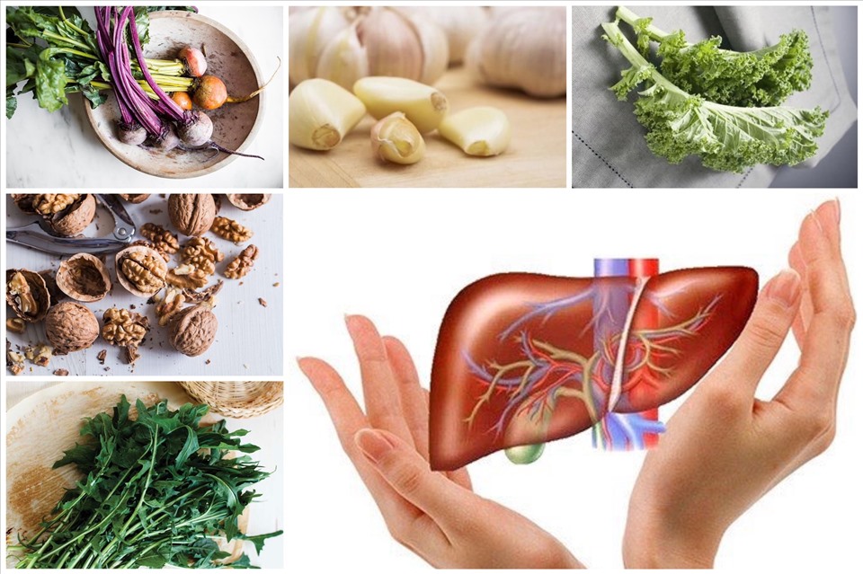 Rau xanh tốt cho người viêm gan