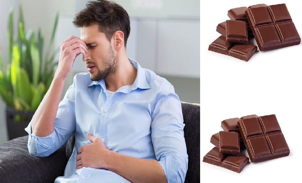 Hình ảnh một thanh socola tươi mới mẻ - gợi nhớ về hương vị tuyệt vời và tác dụng tinh thần