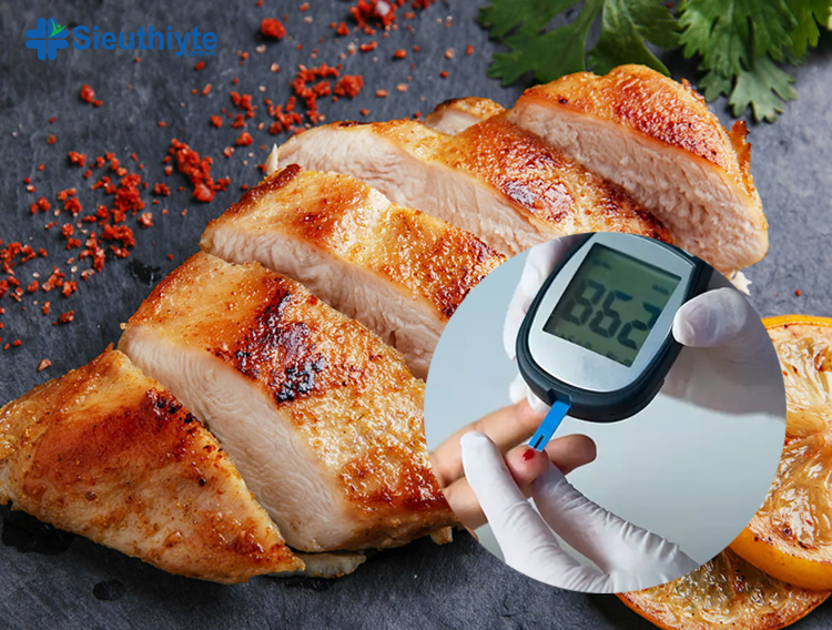 Cách chế biến thịt gà phù hợp với người tiểu đường