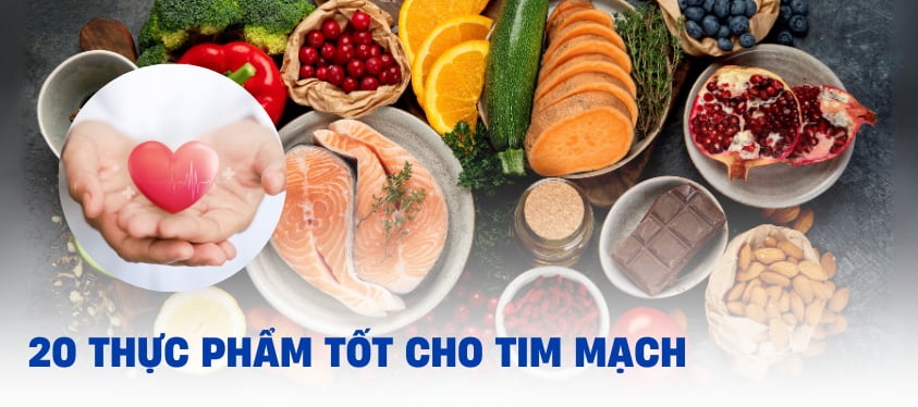 Thực đơn cho người bệnh tim mạch