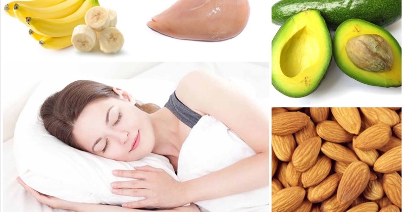 Ảnh minh họa các nhóm thực phẩm ảnh hưởng tới giấc ngủ