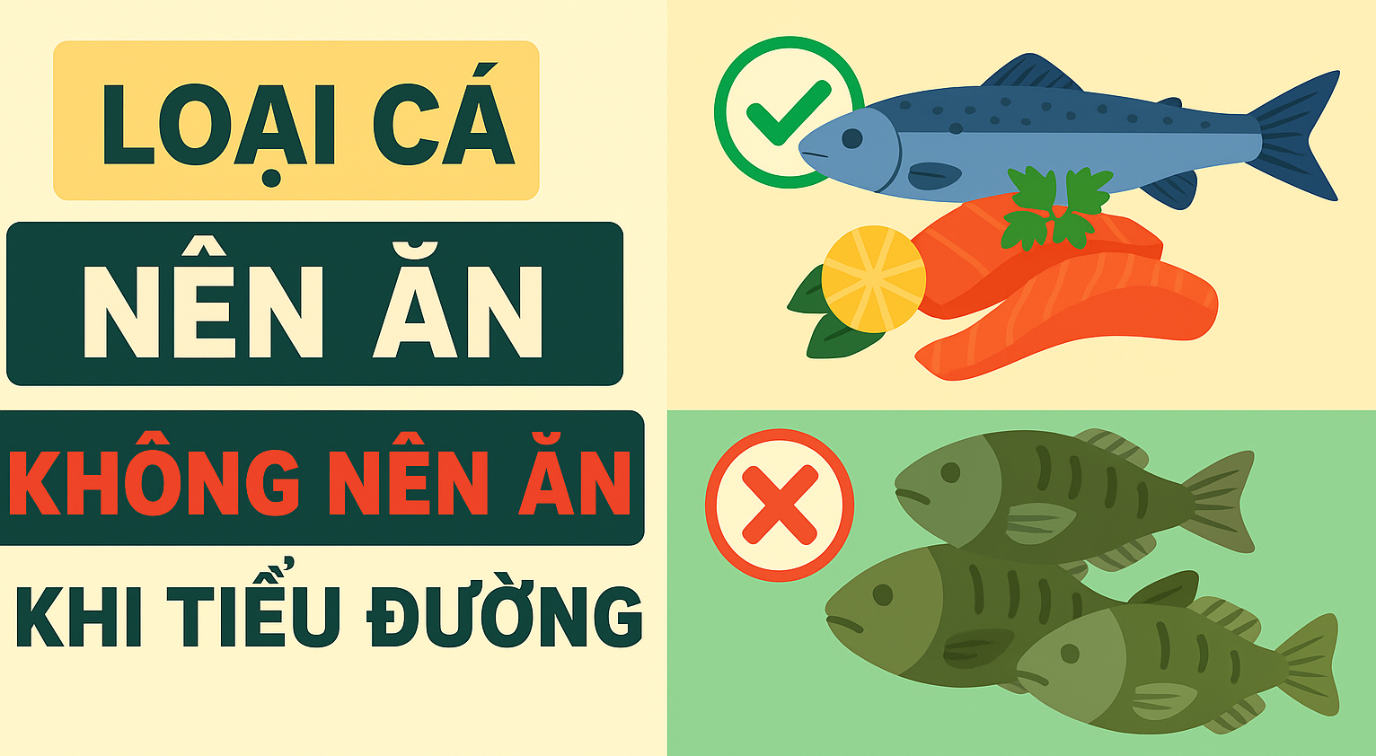 Giàu protein và Omega-3, cá là thực phẩm được khuyên dùng cho người tiểu đường