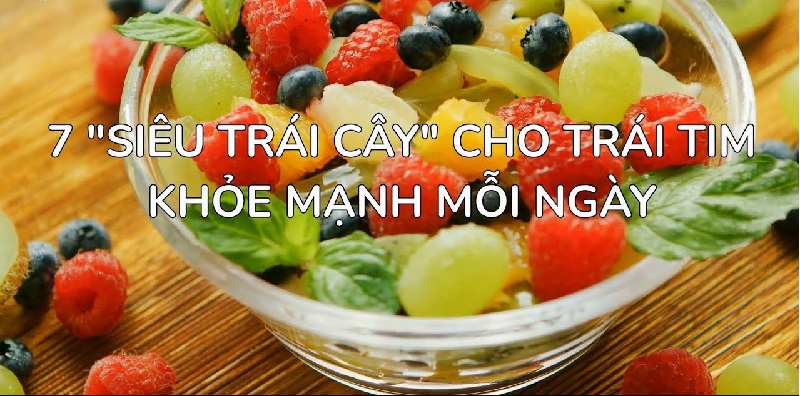 Hình ảnh trái cây tốt cho tim mạch