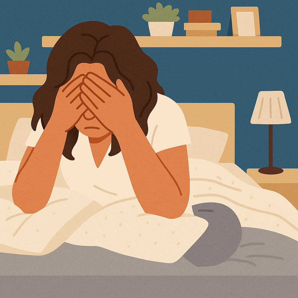 Minh họa về stress và tác động lên sức khỏe tinh thần.