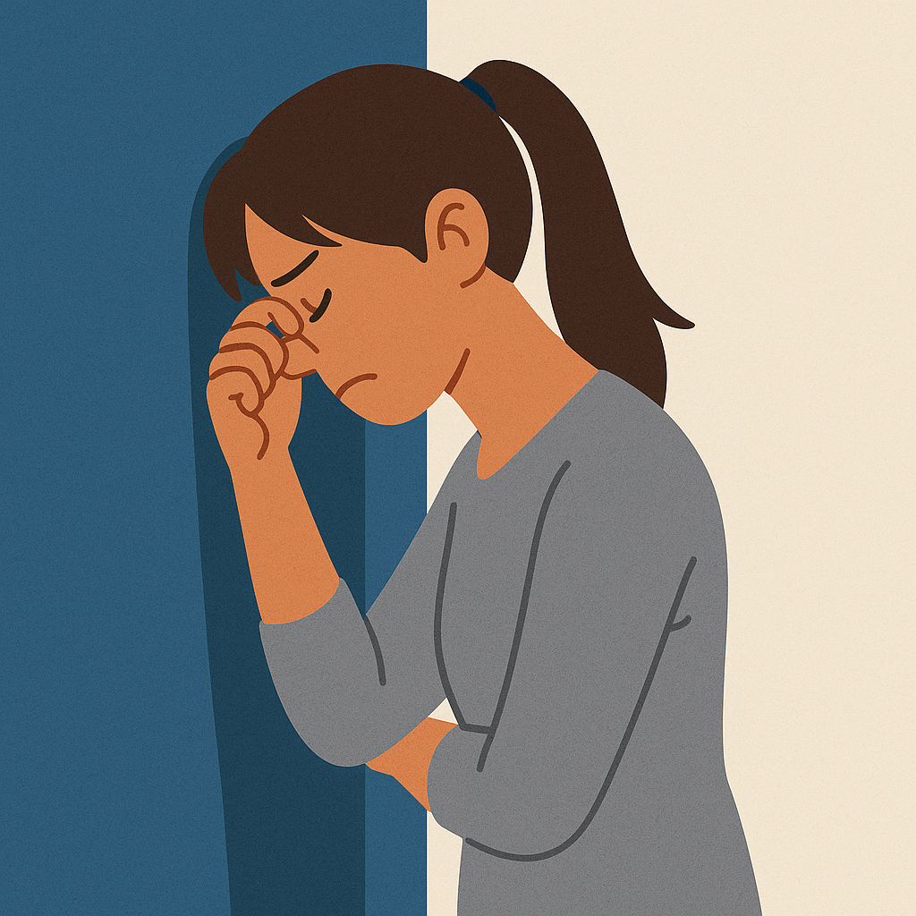 Minh họa quá trình ảnh hưởng của stress và thảo dược thiên nhiên hỗ trợ