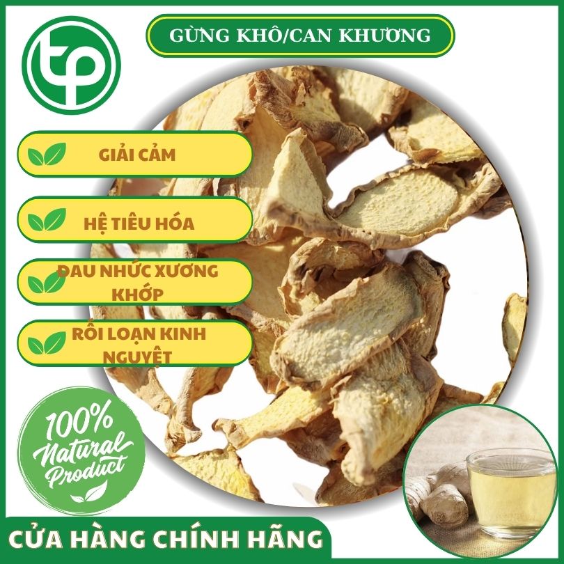 Công dụng của can khương đối với sức khỏe