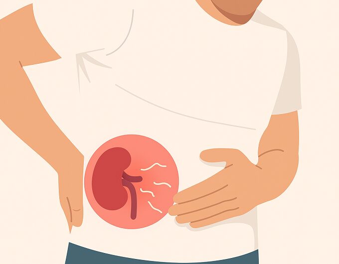 Minh họa sỏi thận và các vị trí dễ mắc kẹt