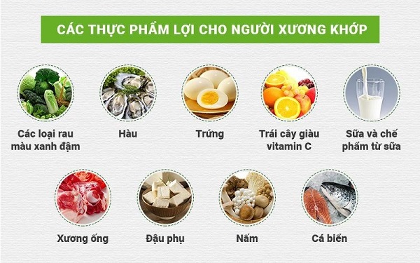 Những món ăn nên dùng khi mắc viêm khớp nhiễm khuẩn