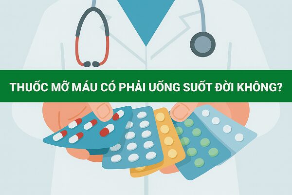 Nguy cơ khi ngưng thuốc trị mỡ máu sớm