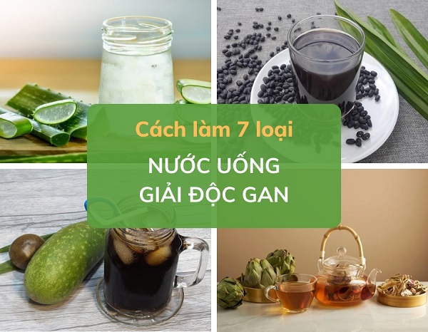 Nước mát gan thảo dược tự nhiên giúp giải nhiệt hiệu quả