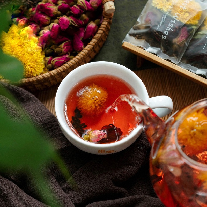 Thành phần set trà tiêu thực THAPHACO