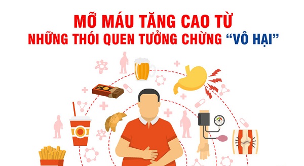 Những thói quen hàng ngày âm thầm làm tăng mỡ máu