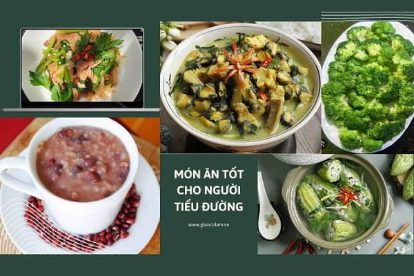 Thực đơn cho người tiểu đường - Hình ảnh thực phẩm tươi sạch giàu chất xơ