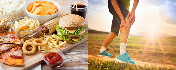 Tác động của thực phẩm tới viêm khớp