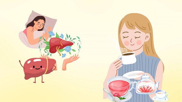 Kết hợp trà thải độc gan và lối sống lành mạnh