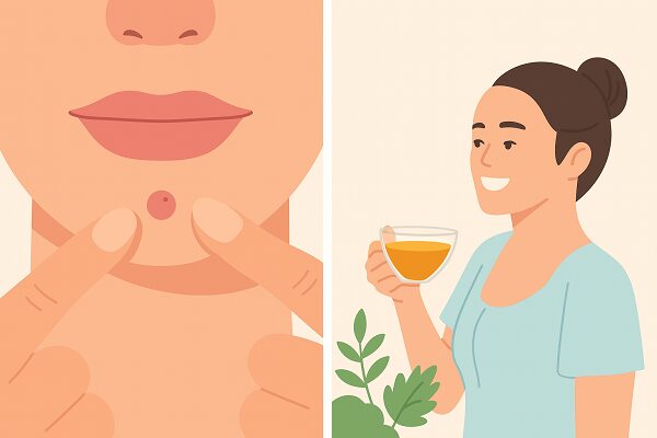 Một cốc trà thảo mộc giải nhiệt truyền thống