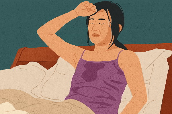 Đổ mồ hôi lạnh ban đêm có thể là dấu hiệu sớm của nhiều bệnh lý về phổi