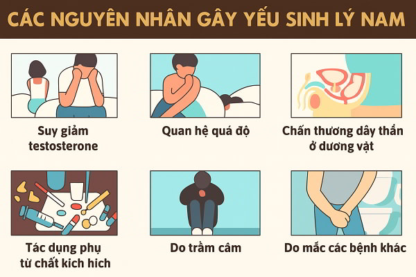 Nam giới đối diện với yếu sinh lý - nguyên nhân và hệ lụy