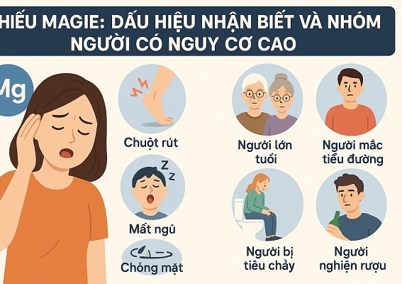 Thiếu magie tác động đến trạng thái tinh thần và cảm xúc