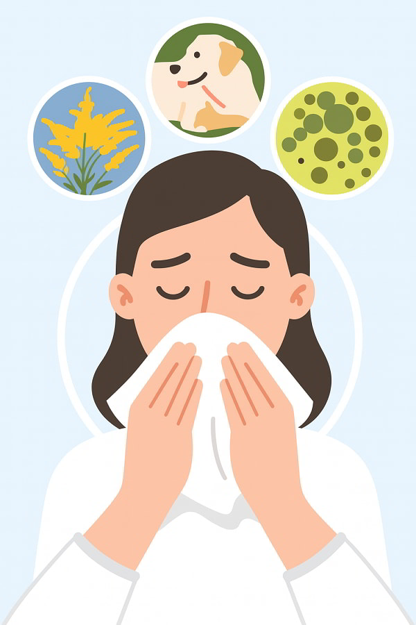 Hình ảnh mô tả mối liên hệ giữa viêm phế quản và tai mũi họng