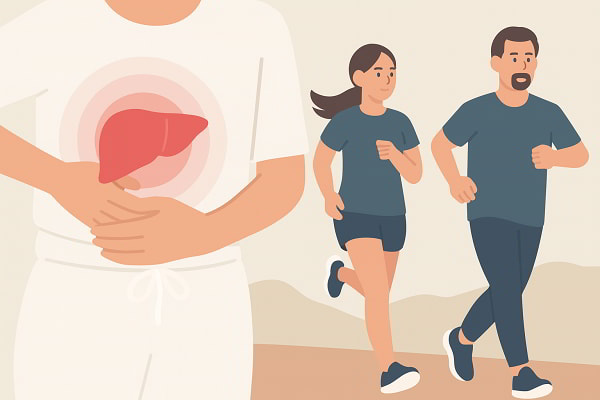 Ảnh hưởng vận động quá mức với người viêm gan