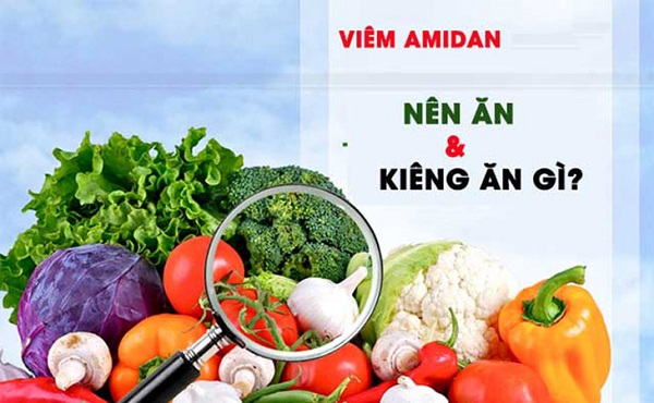 Thực phẩm người viêm amidan nên kiêng