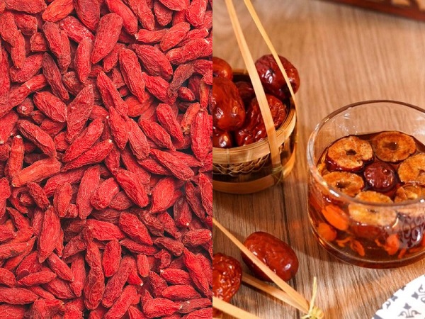 Thành phần tự nhiên giàu dưỡng chất trong nước táo đỏ kỷ tử