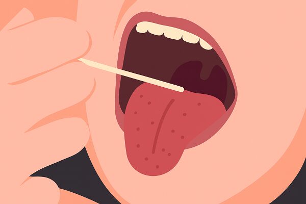 Hình ảnh minh họa đàm ở cổ họng buổi sáng