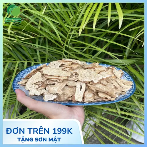 Bạch truật được chế biến thành bột mịn sẵn sàng sử dụng