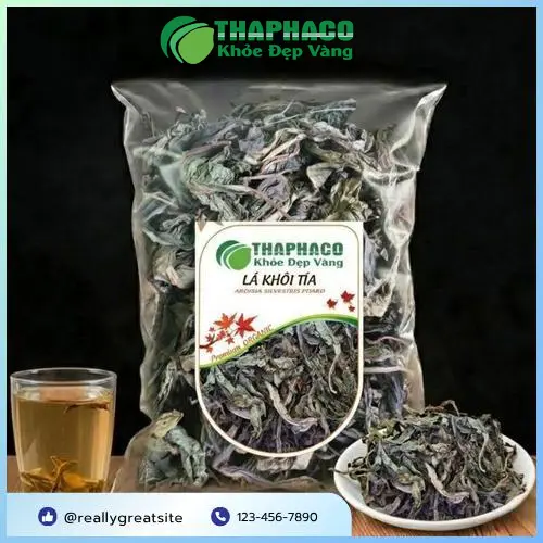 Lá khôi tía sấy khô chất lượng cao từ Dược Liệu Tấn Phát