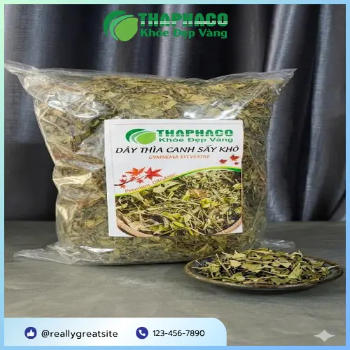Hình ảnh Dây thìa canh khô được sử dụng để pha trà