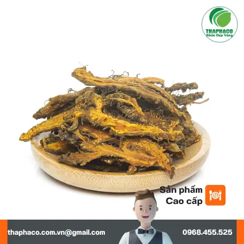 Cận cảnh rễ Hoàng Liên sấy khô - Ảnh 2