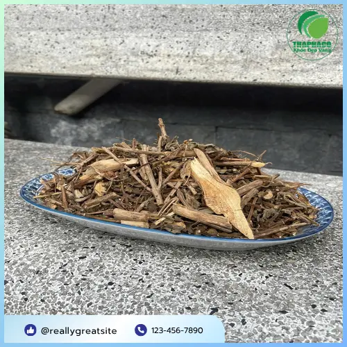 Hương Nhu khô đã được phơi và đóng gói