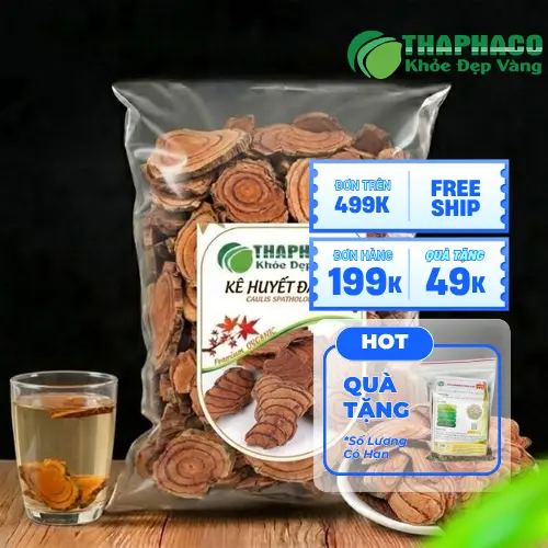 Kê Huyết Đằng đã được thái lát mỏng và phơi khô, sẵn sàng cho việc sử dụng.