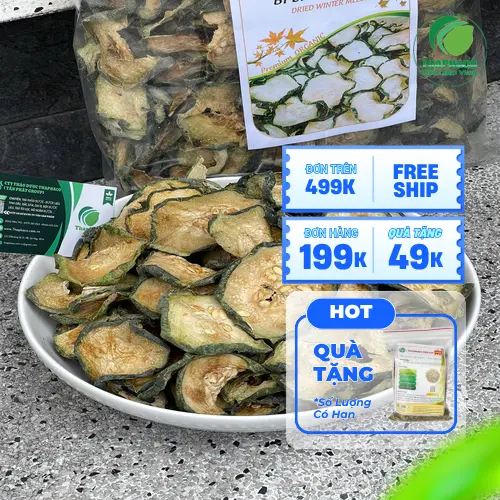 Bí đao sấy lạnh làm đẹp da