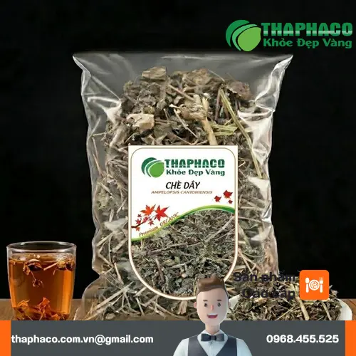 Hình ảnh chè dây loại 1 với lớp tuyết trắng tự nhiên