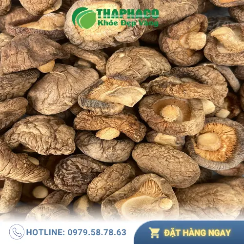 Nấm đông cô sấy khô dùng trong các món ăn chay