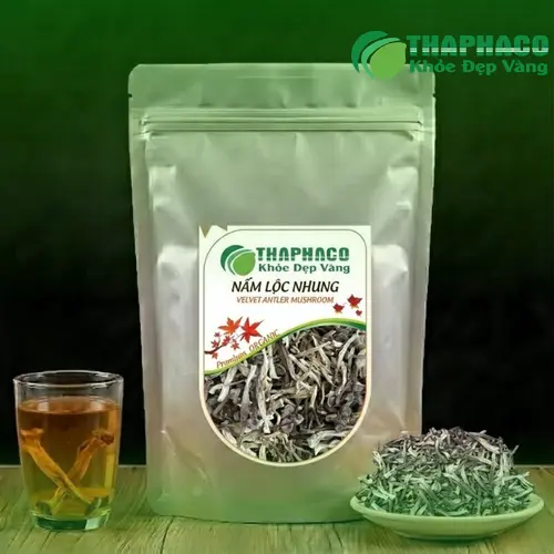 Nấm Lộc Nhung khô và tươi