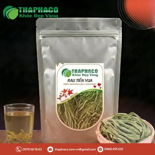 Rau tiến vua tươi và khô