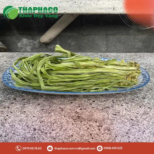 Hướng dẫn cách ngâm rau tiến vua khô