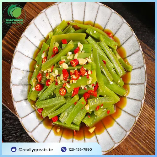 Cách sơ chế rau tiến vua khô