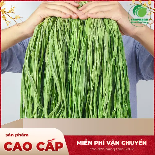 Sơ chế rau tiến vua khô đúng cách