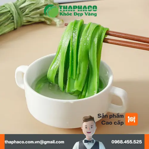 Các món ăn đa dạng từ rau tiến vua