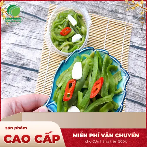 Rau tiến vua khô xào nấm ngon miệng