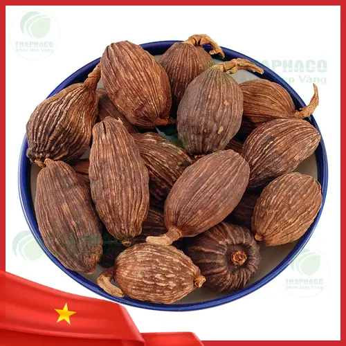 Thảo quả sấy khô được dùng làm gia vị trong nhiều món ăn