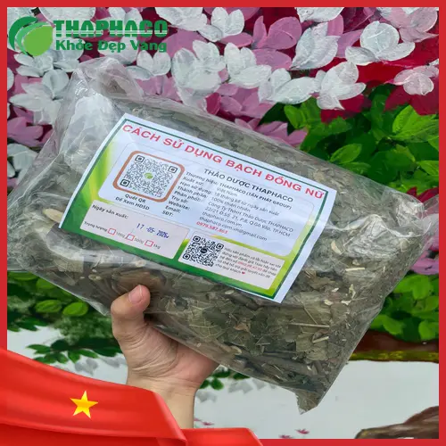 Sản phẩm Bạch Đồng Nữ khô đóng gói tại THAPHACO
