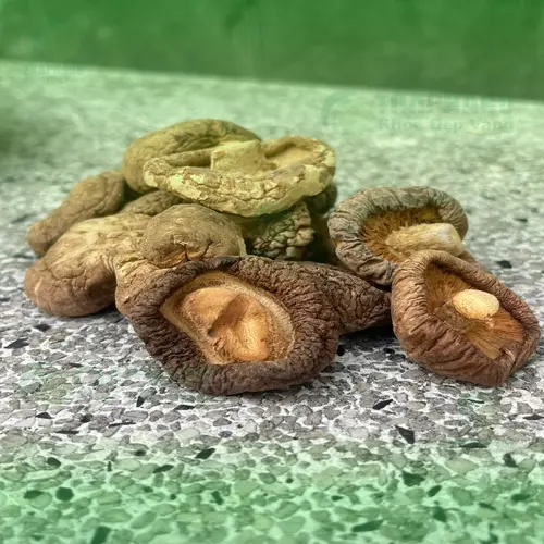 Nấm đông cô khô được bảo quản đúng cách